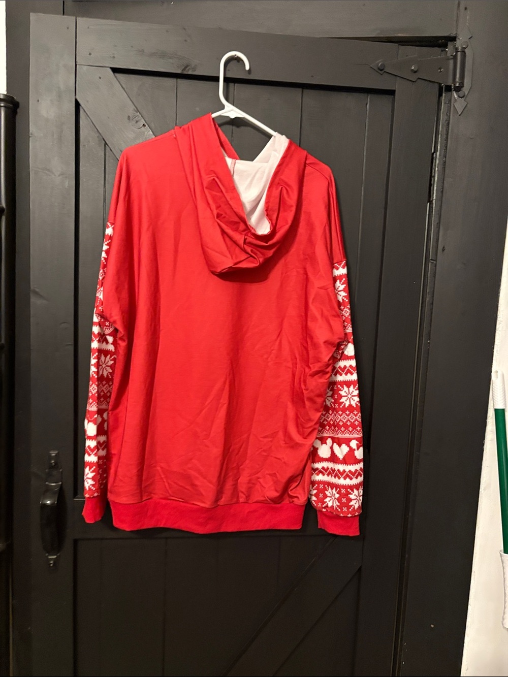 Disney Red and White Mickey Crew Sweatshirt - Picture 2 of 3